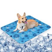 RRP £25.67 Vamcheer Dog Cooling Mat Pad - Pet Self Cooling Pad for Dogs and Cats