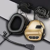 RRP £43.64 Helmet Microphone for CS Combats Games Tactical Headset Microphone Headset