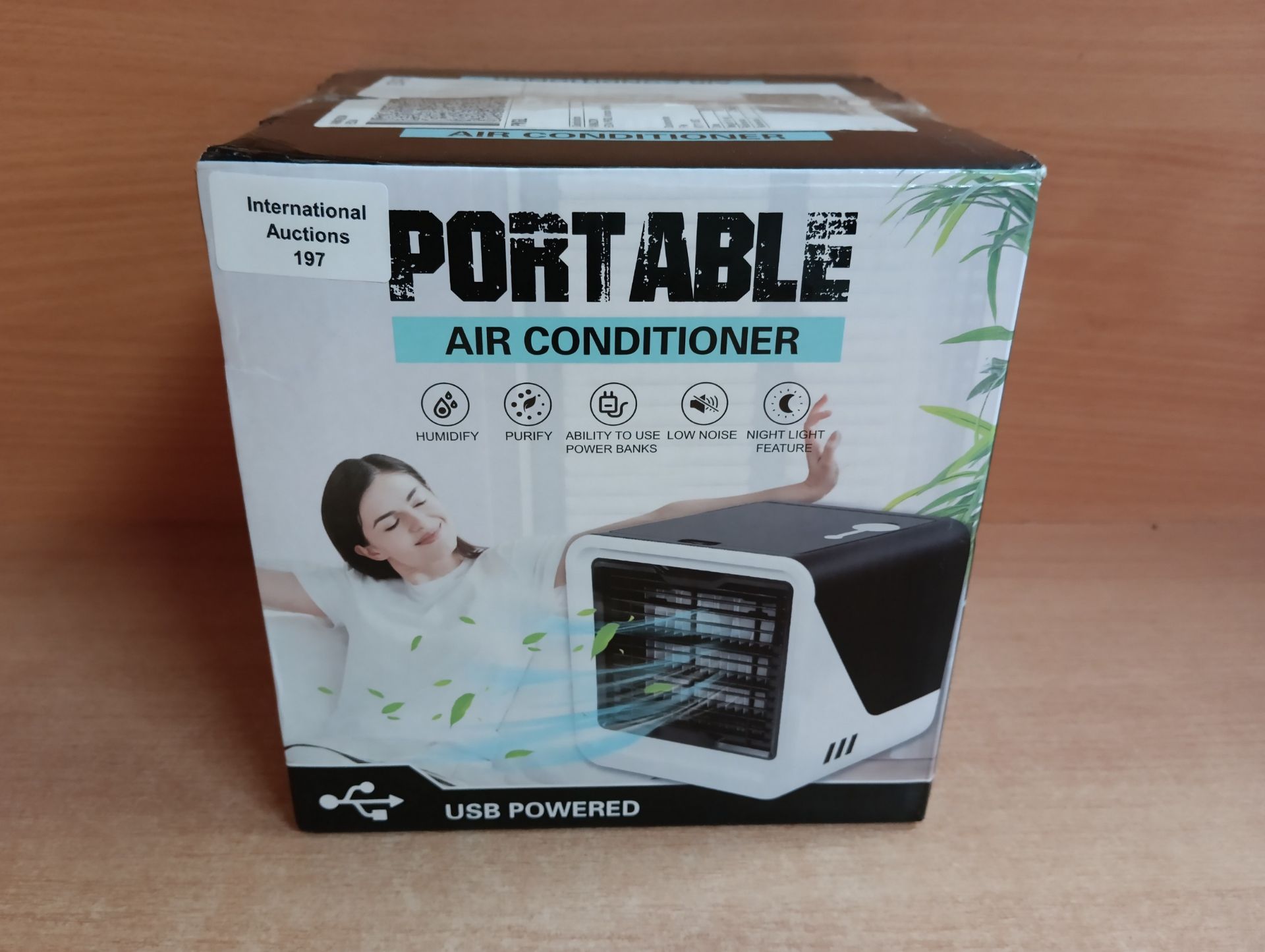 RRP £22.32 Air Conditioner Mini Air Cooler Fan Evaporative Air - Image 2 of 2