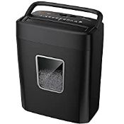 RRP £42.42 Bonsaii 6 Sheet P-4 Micro Cut Shredder