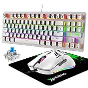 RRP £46.86 LexonElec RK-550 Gaming Keyboard and Mouse Set with Mousepad