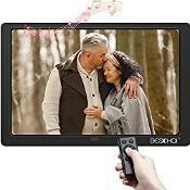 RRP £71.45 10.1 Inch Digital Photo Frame with HD IPS Screen 16:10 Full Display