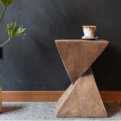 RRP £76.93 FATIVO Concrete Art Side Table Lightweight: Modern