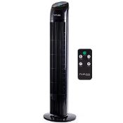 RRP £39.07 nuovva Electric Quiet Tower Fan Energy Efficient