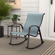 RRP £140.18 Grand patio Textilene Rocking Chair