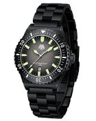 RRP £55.25 MEGALITH Man Watch 10ATM Water Resistant 41mm Black