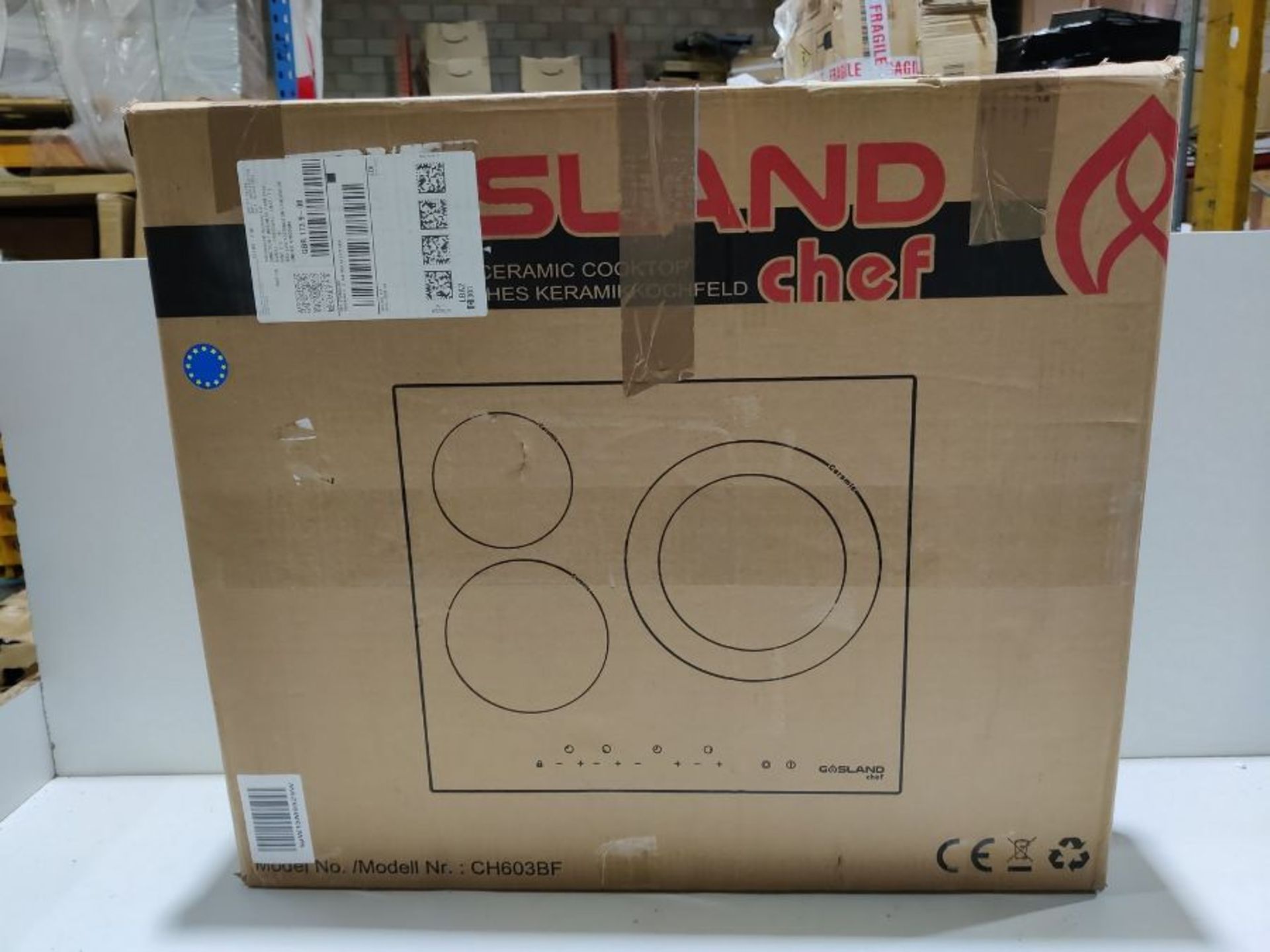 RRP £171.20 GASLAND Chef CH603BF 60cm Built-in Ceramic Hob - Image 2 of 2