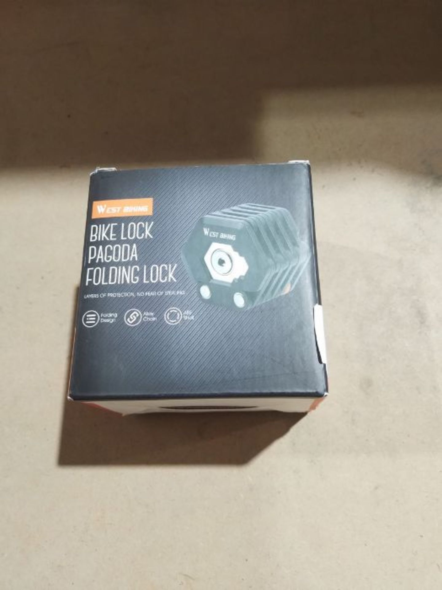 RRP £25.14 Folding Bike Lock - Image 2 of 3