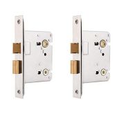 RRP £18.97 Probrico 2 Bathroom Door Lock Latches