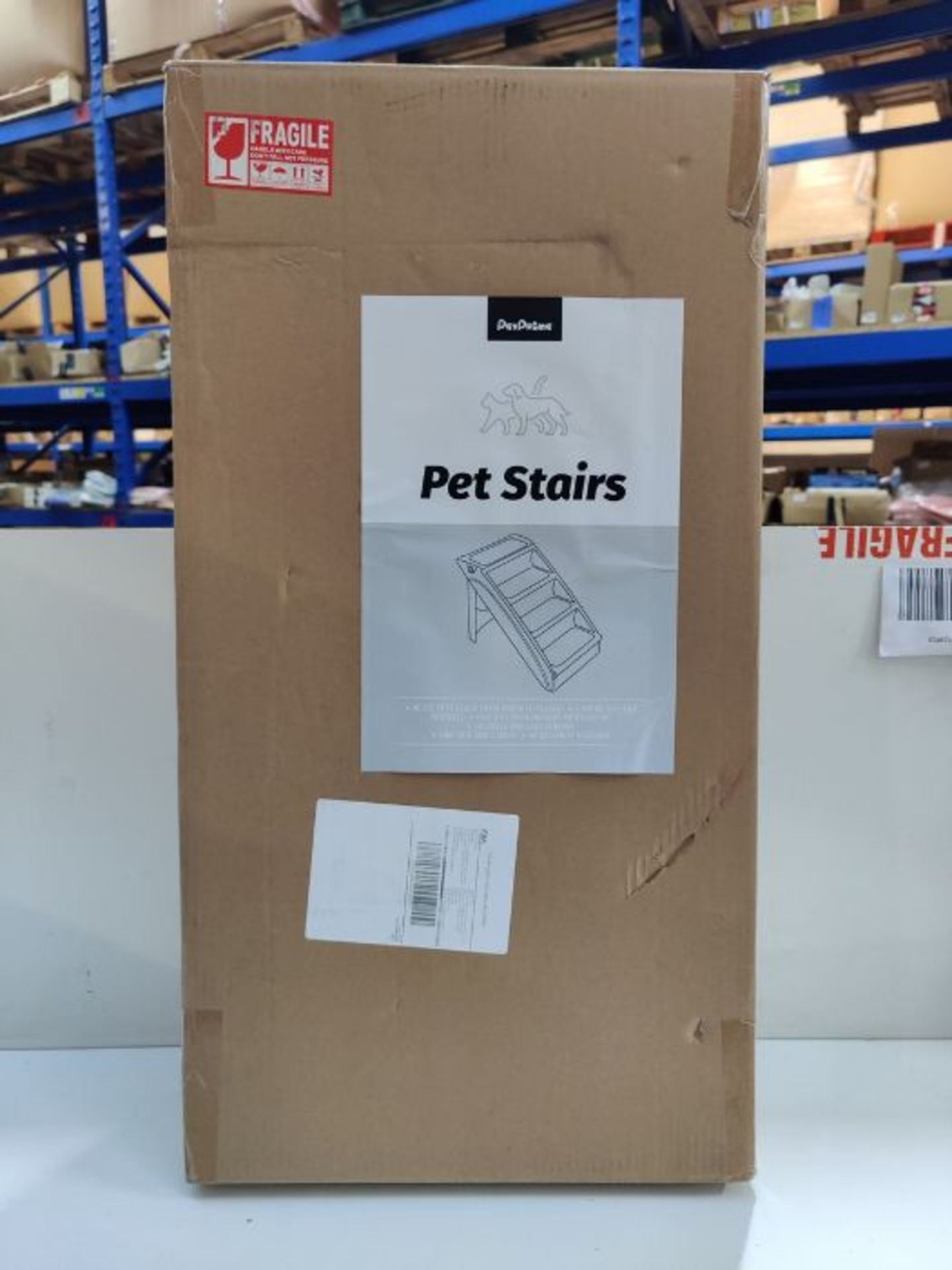 RRP £54.70 Pet Prime Foldable Dog Step Stairs Pet 4 Steps Foldable - Image 2 of 2