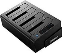 RRP £85.52 HDD Duplicator Dock ORICO 4-Bay USB 3.0 Hard Drive