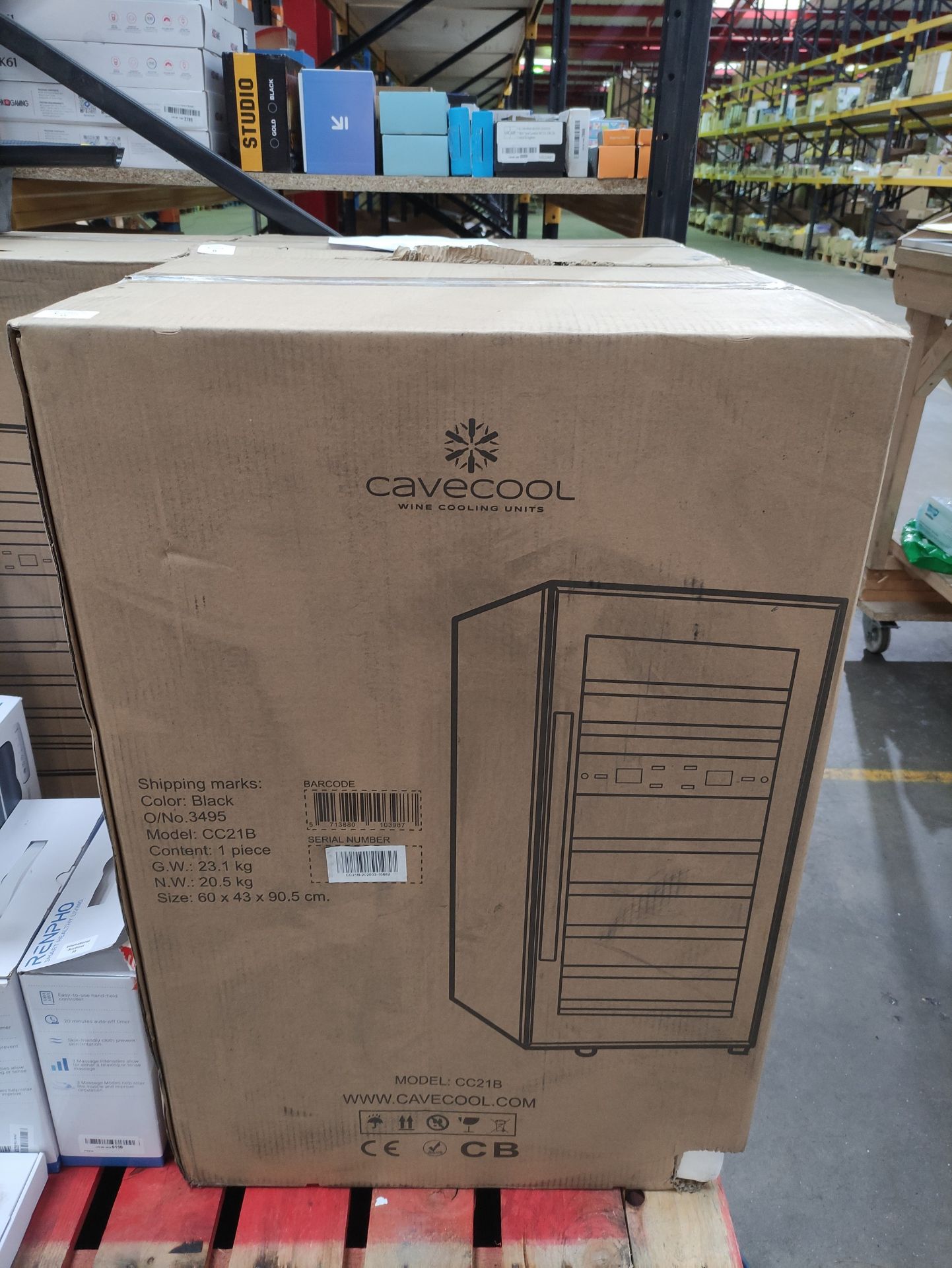 RRP £459.74 CaveCool Wine Cooling Units Model:CC21B - Image 2 of 2