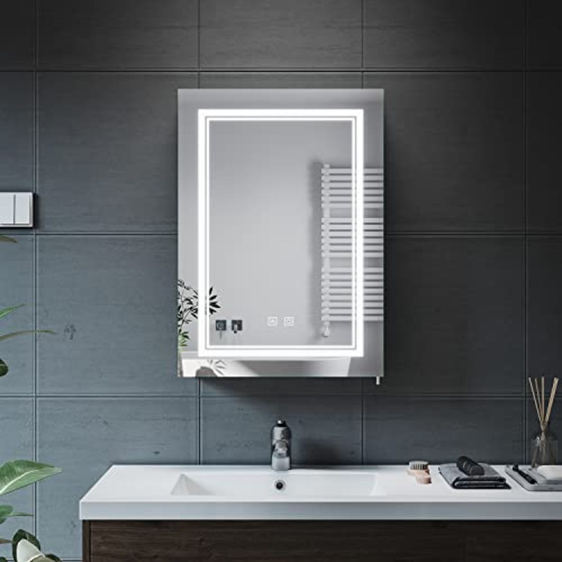 RRP £189.82 ELEGANT 500 x 700mm Wall Mounted Bathroom Cabinets