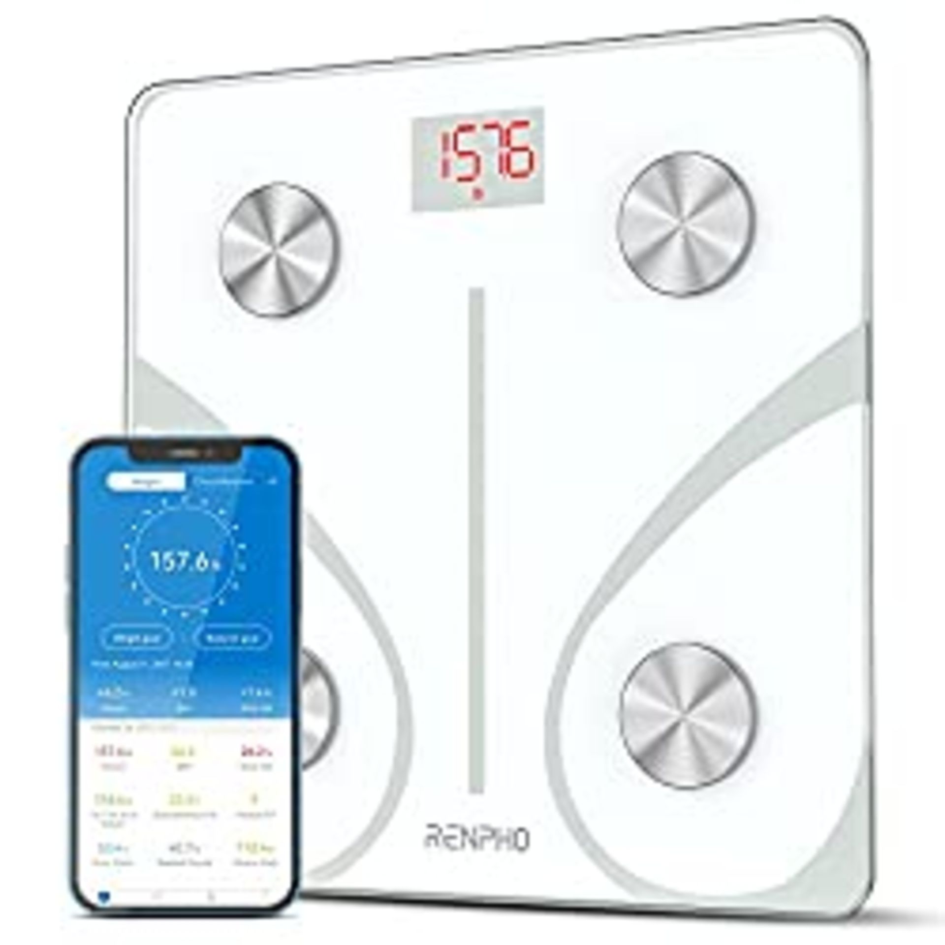 RRP £28.14 RENPHO Body Fat Scale Bluetooth