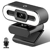 RRP £12.27 Webcam with Microphone for PC