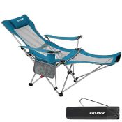 RRP £66.99 #WEJOY Camping Chairs Folding Recliner Chair Adjustable