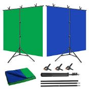 RRP £52.47 YISITONG Green Screen Backdrop with Stand