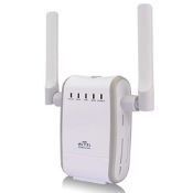 RRP £22.32 DHMXDC Wireless-N 300Mbps WiFi Range Extender Router/Repeater/AP/Wps