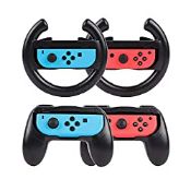 RRP £19.77 Steering Wheel and Grip for Nintendo Switch Lite/OLED Controller