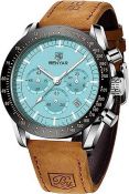 RRP £41.47 BY BENYAR Mens Watch Chronograph Watches Men Date Analog