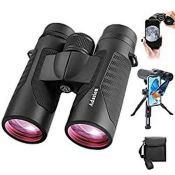 RRP £66.38 12x42 High Definition Binoculars for Adults with Phone