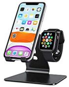 RRP £17.85 OMOTON 2 in 1 Phone and Apple Watch Stand