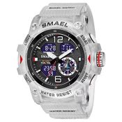 RRP £27.90 SMAEL Men's Military Watches Sports Outdoor Waterproof