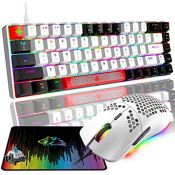 RRP £57.93 Gaming Keyboard & Mouse Set RGB Backlit Wired