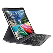 RRP £89.32 Logitech Slim Folio Pro iPad Case with Wireless Bluetooth Keyboard