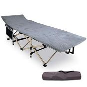 RRP £96.02 REDCAMP Folding Camping Beds for adults with Mattress