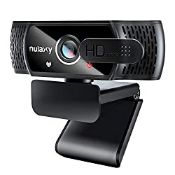 RRP £23.33 NULAXY HD 1080p Webcam with Microphone