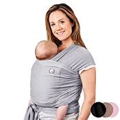 RRP £23.44 Baby Sling Wrap with Large Front Pocket