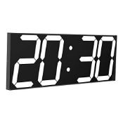 RRP £78.15 CHKOSDA Digital Wall Clock
