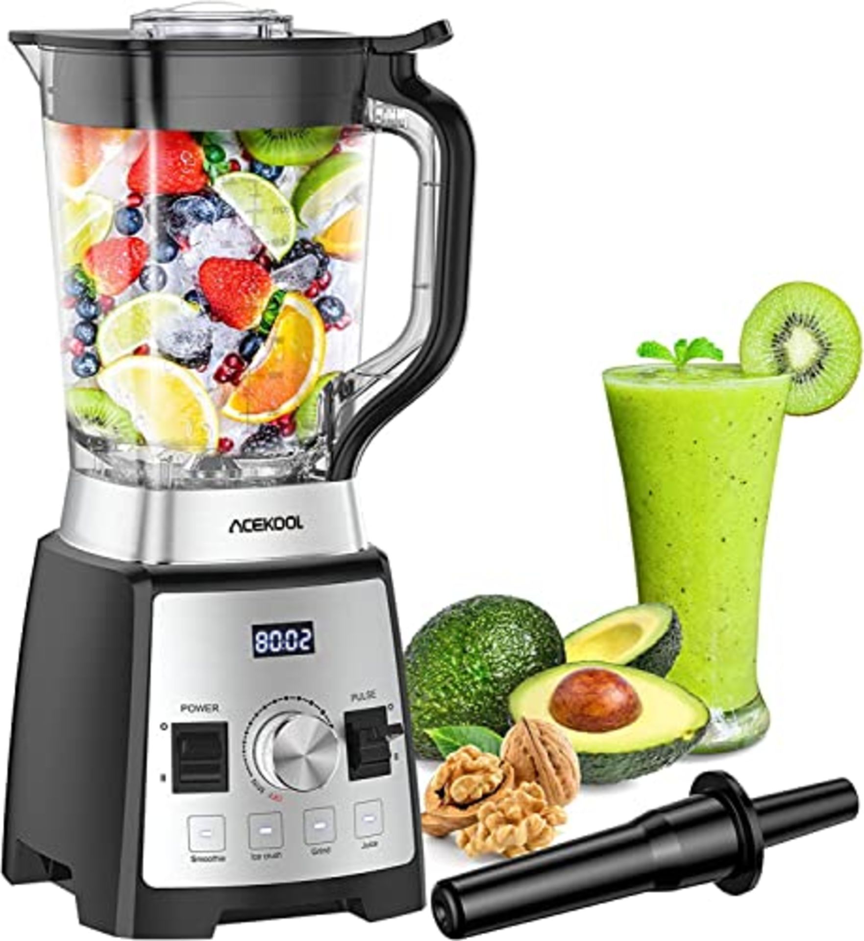 RRP £51.35 Blender Jug Smoothie Maker Electric BC2 Acekool Presets