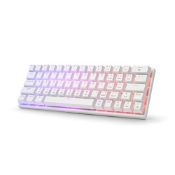 RRP £28.65 HUO JI 60% Compact Mechanical Keyboard: RGB Lighting