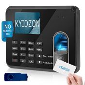 RRP £178.65 KYIDZON Clocking in Machine Business Card Scanner