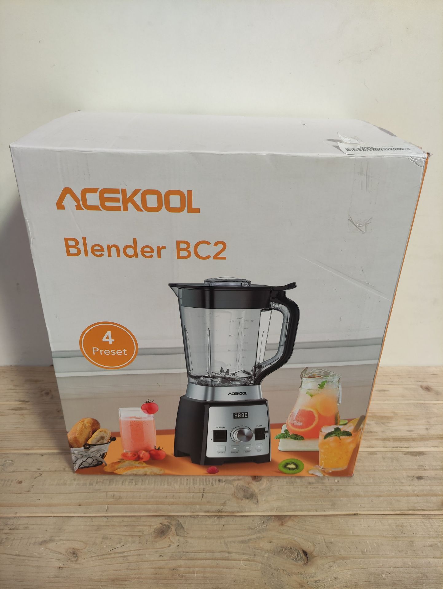 RRP £51.35 Blender Jug Smoothie Maker Electric BC2 Acekool Presets - Image 2 of 2