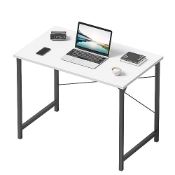 RRP £42.42 CubiCubi Computer Desk 80x40 cm Home Office Laptop Desk Study Writing Table