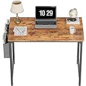 RRP £73.69 CubiCubi Study Computer Desk 120cm Home Office Writing Small Desk