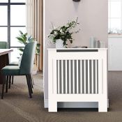 RRP £73.53 High Radiator Cover Wood Cabinet: External 92cm Height