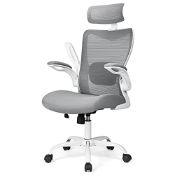 RRP £159.67 ACMELIFE Office Chair with Flip-up Armrests Headrest