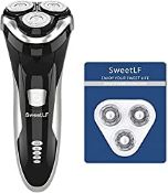 RRP £40.19 SweetLF Electric Shavers Men Wet and Dry Shaver Rechargeable
