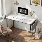 RRP £73.69 CubiCubi Study Computer Desk 120cm Home Office Writing Small Desk