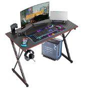 RRP £65.31 DESINO Gaming Desk 80 x 50 cm PC Computer Desk
