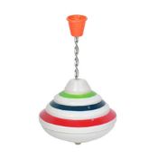 RRP £11.71 Toyvian Flashing Music Gyro Push Down Spinning Top