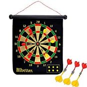 RRP £13.39 Beylos Magnetic Reversible Dartboard 18.5" *15" (47 * 38cm)