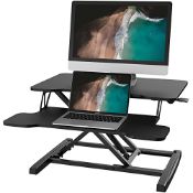 RRP £66.99 FITUEYES Standing Desk Converter 64cm Height Adjustable