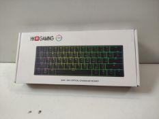 RRP £83.52 BRAND NEW STOCK HK GAMING GK61 Mechanical Gaming Keyboard 60 Percent