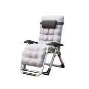 RRP £83.74 Jamiah Outdoor Reclining Zero Gravity Chair with Cushion & Cup Holder