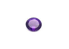 Loose Oval Amethyst 7.91 Carats - Valued By AGI £1,977.50 - Colour-Purple, Clarity-VS, Certificate